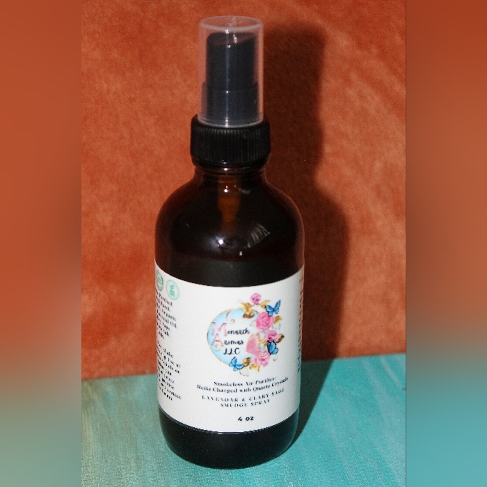Smudge Spray Monarch Aromas LLC Smokeless Air Purifier